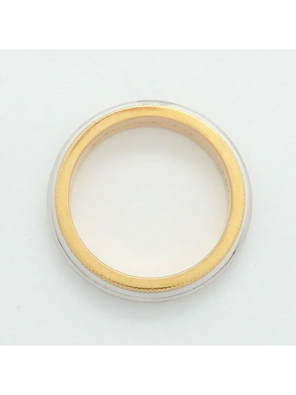 Tiffany & Co Ring Mil Gray 18k Pink Gold Platinum